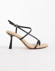 アルド レディース シューズ サンダル ヒール Aldo Nallia strappy heeled sandals Black combo ブラックのサムネイル