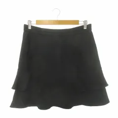 クロエ CHLOE スカート 36 黒 ブラック フリル ティアードスカート 14SJU16-14S038 /CK55 ■GY62のサムネイル