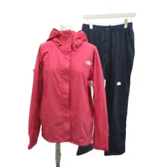 ザノースフェイス THE NORTH FACE ハイベントレインテックス レインウェア カッパ セットアップ ジャケット パンツ 上着 L ピンク ネイビー 紺 フード付き 長袖 NPW11716 /PP ■GY53のサムネイル