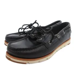 ティンバーランド Timberland デッキシューズ レザー レースアップ 24 黒 ブラック /FF ■GY53のサムネイル
