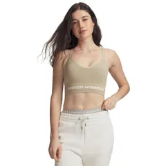 アンダーアーマー レディース トップス シャツ Under Armour Womens Vanish Seamless Low Impact Sports Bra City KhakiWhit カーキのサムネイル