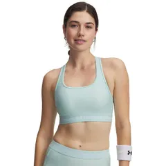 アンダーアーマー レディース トップス シャツ Under Armour Womens Crossback Medium Impact Sports Bra Refresh Mint ミントのサムネイル