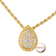 Boucheron ブシュロン セルパンボエム ペンダント スモール JPN00461 ネックレス K18YG ダイヤモンド ゴールド【中古】のサムネイル