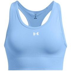 언더 아머 레이디스 탑스 셔츠 Under Armour Womens Vanish Seamless Medium Impact Sports Bra Blue 블루