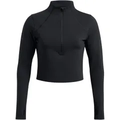 アンダーアーマー レディース トップス シャツ 長袖 Under Armour Womens Launch Elite HalfZip LongSleeve Performance Top Blackのサムネイル