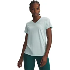 アンダーアーマー レディース トップス シャツ Vネック Under Armour Tech VNeck Short Sleeve Womens Refresh Mint ミントのサムネイル