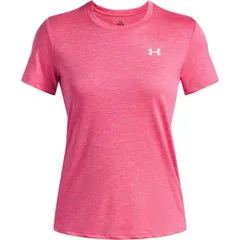 アンダーアーマー レディース トップス シャツ Under Armour Tech Twist Short Sleeve Womens Pink ピンクのサムネイル