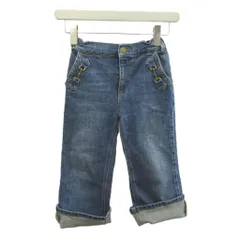 グッチ GUCCI デニム ジーンズ 120 ブルー ロールアップ /NP ■ECE005のサムネイル