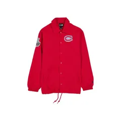 ニューエラ メンズ アウター ジャケット・ブルゾン Mens New Era Red Montreal Canadiens Champs FullSnap Jacket Cnd Red レッドのサムネイル
