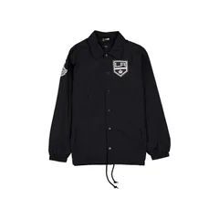 ニューエラ メンズ アウター ジャケット・ブルゾン Mens New Era Black Los Angeles Kings Champs FullSnap Jacket Kgs Black ブラックのサムネイル