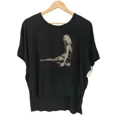 ヒステリックス HYSTERICS アーティスト コラボ プリント パンク バンド Tシャツ レーヨン 100% レディース FREE のサムネイル