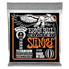 【新品】 【正規品】 ERNIE BALL 3122 エレキギター弦 (09-46) COATED HYBRID SLINKY コーテッド・ハイブリッド・スリンキーのサムネイル
