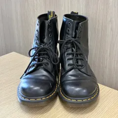 [Y0733]Dr. Martens ドクターマーチン 8ホール ブーツ メンズ ブラック サイズ不明 現状品のサムネイル