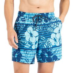 ZeroXposur Men's Swim Trunks - Navy Delta