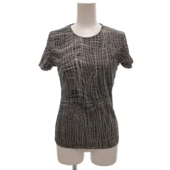 ストラネスガブリエルストレーネ STRENESSE GABRIELE STREHLE 美品 Tシャツ カットソー 半袖 36 格子柄 クルーネック グレー 白 ホワイト /KB ■ECF007のサムネイル