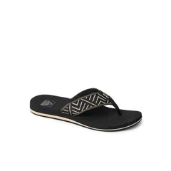 リーフ レディース シューズ サンダル REEF Spring Woven Womens FlipFlop Sandals Black Cream クリームのサムネイル