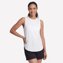 スケッチャーズ レディース トップス Tシャツ Womenskechers GO DRI Swiftunic Tank Top Bright White ホワイトのサムネイル