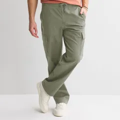 ソノマ メンズ ボトムス カジュアルパンツ Mensonoma Goods For Life Relaxed Cargo PullOn Pants Olive オリーブのサムネイル