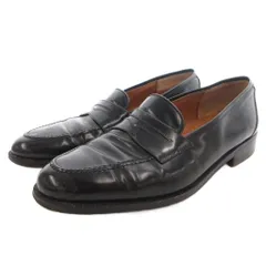 サルヴァトーレフェラガモ Salvatore Ferragamo ローファー スリッポン シューズ レザー 8 黒 ブラック /FF ■GY53のサムネイル