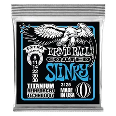 【新品】 【正規品】 ERNIE BALL 3125 エレキギター弦 (08-38) COATED EXTRA SLINKY コーテッド・エクストラ・スリンキーのサムネイル