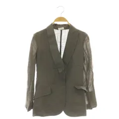ブルネロクチネリ BRUNELLO CUCINELLI テーラードジャケット 38 モカ /SS ■OS ■GY62のサムネイル