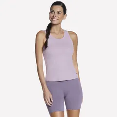 スケッチャーズ レディース トップス Tシャツ Womenskechers GO WALK LUXE Rib Tank Top Misty Mauveのサムネイル