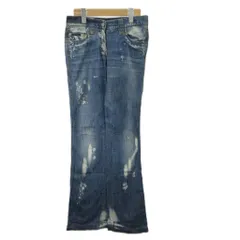 ドルチェ&ガッバーナ ドルガバ DOLCE&GABBANA ダメージ・ブリーチ加工 フレア デニムパンツ ジーンズ 36 青 ブルー F367TD / G8100 /RY ■GY62のサムネイル