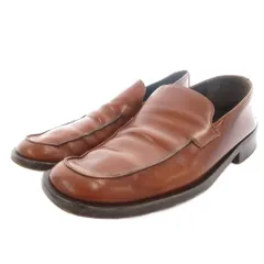 グッチ GUCCI ローファー スリッポン シューズ レザー 40 茶 ブラウン /FF ■GY53のサムネイル