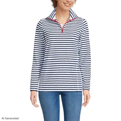 ランズエンド レディース アウター ジャケット・ブルゾン ハーフジップ トール フリース Womens Tallands End Anyweather Fleece Quarter Zipulloveのサムネイル