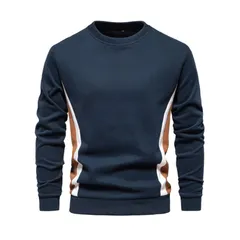 インスパイア シック メンズ アウター ニット・セーター クルーネック スウェット シャツ INSPIRE CHIC Mens Casual Pullover Crewneck Long Sleeveのサムネイル