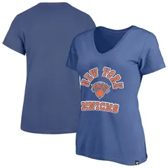 プロファイル レディース トップス Tシャツ Vネック プラスサイズ Womens Profile Blue New Yorknicks Plusize Comeback VNeck TShirt Kのサムネイル