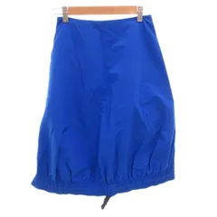 ニナリッチ NINA RICCI スカート ドローコード ひざ丈 34 青 ブルー /FF ■GY62のサムネイル