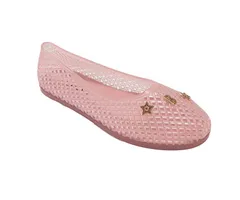 ベベ レディース シューズ サンダル bebe Womens Jelly Flats with Charmslip On Lightweight Shoes Blush ブラッシュのサムネイル