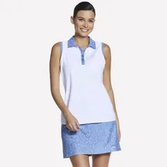 スケッチャーズ レディース トップス Tシャツ ポロシャツ Womenskechers Fairway Polo Tank Top Morninglory Printのサムネイル