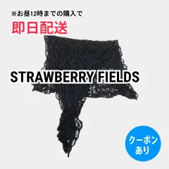 STRAWBERRY FIELDS ストロベリーフィールズ ストール/ショール ブラック レース レディースのサムネイル