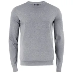 カッターアンドバック メンズ アウター ニット・セーター クルーネック Cutter Buck Mens Oakville Knitted Crew Neck Sweater Top Grey Melのサムネイル