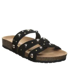 ベアパウ レディース シューズ サンダル Bearpaw Kaia Womenstrappy Slide Sandals Black ブラックのサムネイル