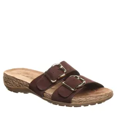 ベアパウ レディース シューズ サンダル Bearpaw Jackie Womens Buckle Slide Sandals Chickoryのサムネイル