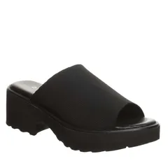 ベアパウ レディース シューズ サンダル プラットフォーム Bearpaw Blanche Womens Platform Slide Sandals Black ブラックのサムネイル