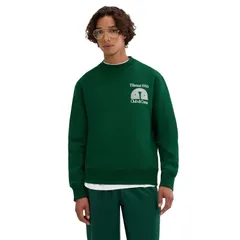エレッセ メンズ アウター ニット・セーター スウェット シャツ Ellesse Mens Club Di Corsa Sweatshirt Dark Green グリーンのサムネイル