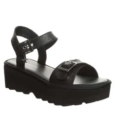 ベアパウ レディース シューズ サンダル プラットフォーム Bearpaw Cassidy Womens Platform Sandals Black ブラックのサムネイル