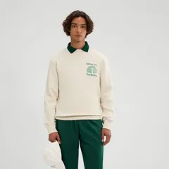 エレッセ メンズ アウター ニット・セーター スウェット シャツ Ellesse Mens Club Di Corsa Sweatshirt Off White オフホワイトのサムネイル
