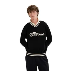エレッセ メンズ アウター ニット・セーター Ellesse Mens Giocios Knitted Sweater Top Black ブラックのサムネイル