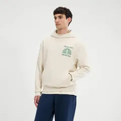 エレッセ メンズ アウター ニット・セーター パーカー Ellesse Mens Club Di Corsa Hoodie Off White オフホワイトのサムネイル