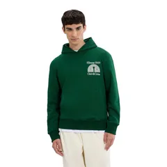 エレッセ メンズ アウター ニット・セーター パーカー Ellesse Mens Club Di Corsa Hoodie Dark Green グリーンのサムネイル