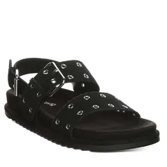 ベアパウ レディース シューズ サンダル Bearpaw Liandra Womenslingback Sandals With Buckle Detail Black ブラックのサムネイル