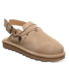 ベアパウ レディース シューズ サンダル プラットフォーム スエード Bearpaw Lexi Womensuede Slingback Platform Slippers Toffeeのサムネイル