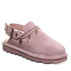 ベアパウ レディース シューズ サンダル プラットフォーム スエード Bearpaw Lexi Womensuede Slingback Platform Slippers Peonyのサムネイル