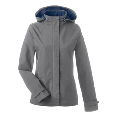 ナウティカ レディース アウター ジャケット・ブルゾン Nautica Womens Voyage Hooded Rain Jacket Graphite グラファイトのサムネイル