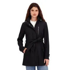 ナウティカ レディース アウター ジャケット・ブルゾン Womens Nautica Rain Bonded Belted Jacket Black ブラックのサムネイル